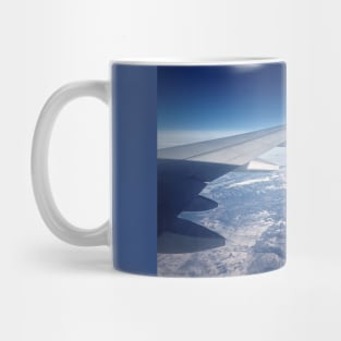 Plane flight above the Carpathians Mug